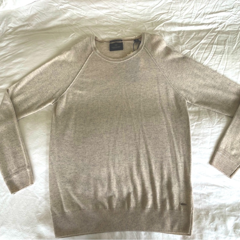 Men’s Scotch & Soda NWT light colored and light weight sweater